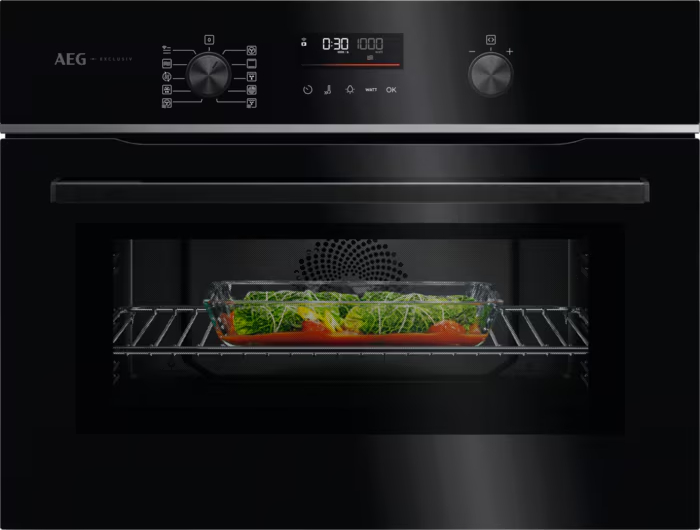 AEG 6000 multifunctionele oven met microgolfoven - 45cm - TK6NK50FB