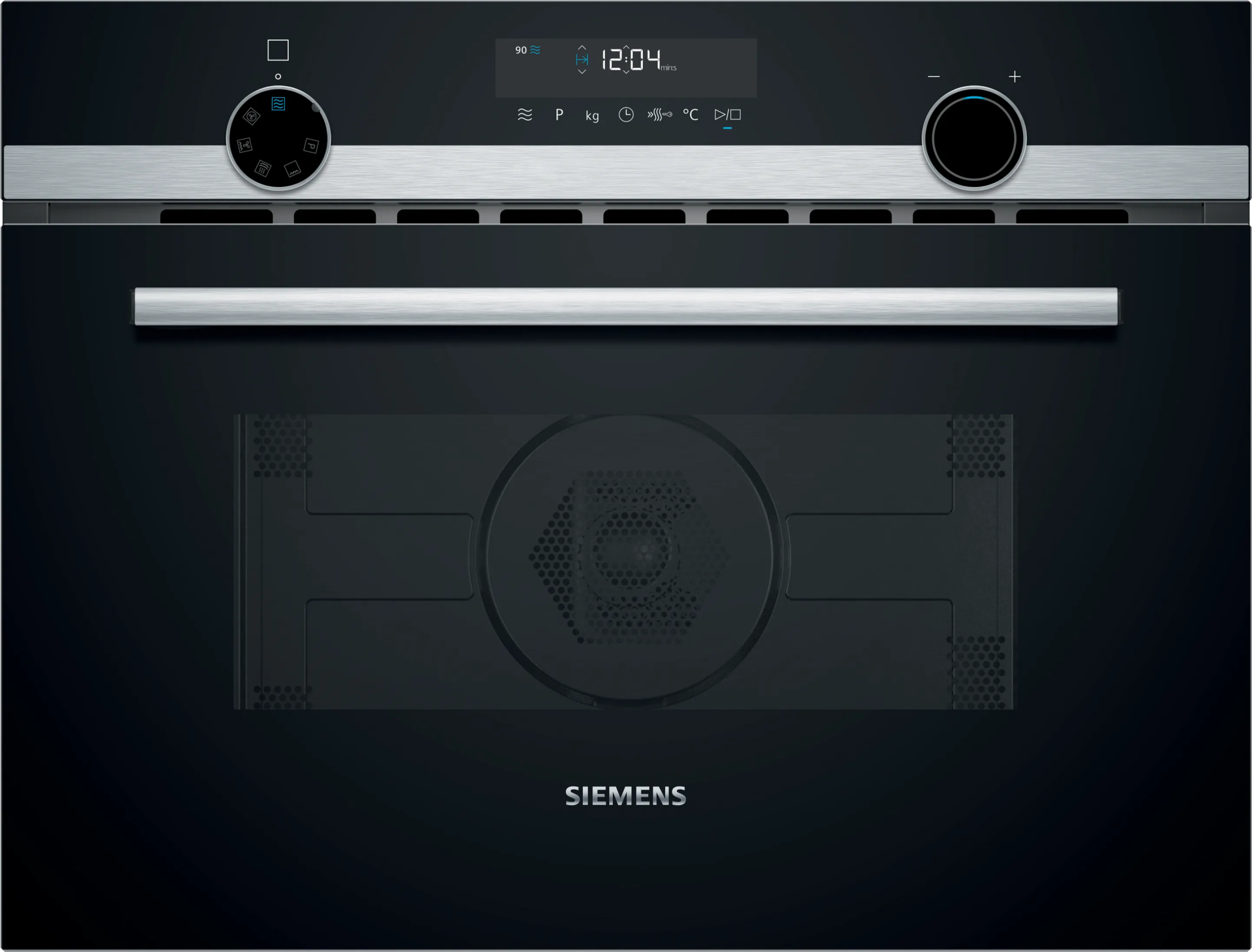 SIEMENS CM585AGS1 Inbouw combi-microgolfoven - 45,4 cm