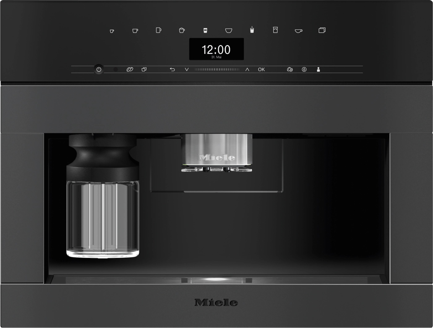 MIELE CVA7440125GALAEDITIONOBSIDIENBLACKMATT